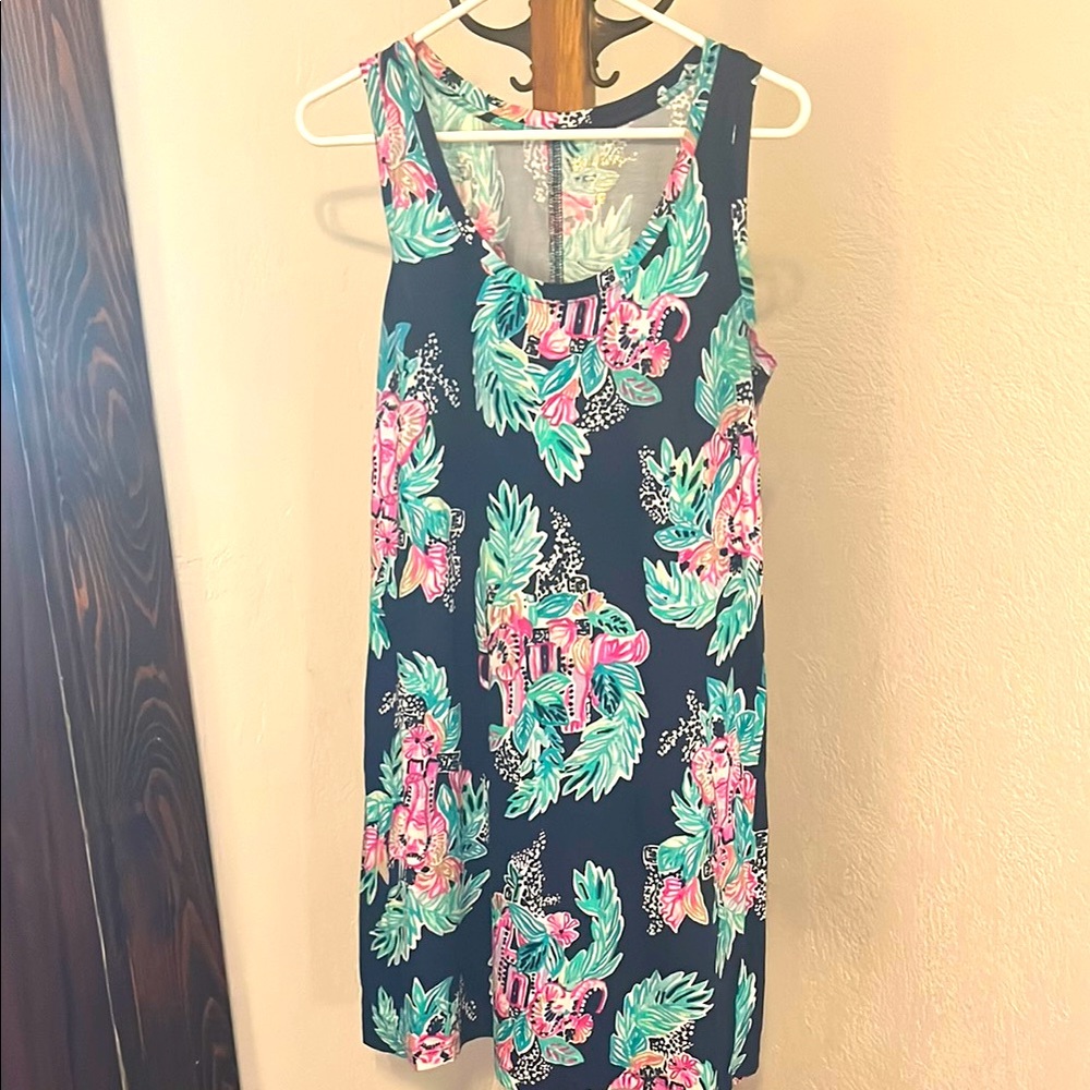 Lilly Pulitzer Raylee Dress Peanut Gallery print